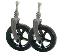 Accessori for sedie a rotelle, ruote universali, gruppo ruota anteriore, forcella anteriore da 7 pollici, accessori for cuscinetti a forma di vaschetta dello sterzo, albero verticale della ruota picco