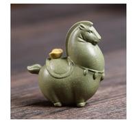 Accessori for set da tè, decorazione for tè Zisha, scultura artigianale fatta a mano, ornamento for tè cinese, accessori for tè Kung Fu, accessorifor cerimonia del tè for sala da tè(Green)