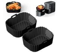 Accessori friggitrice ad aria calda per Ninja Double Stack XL SL400EU, 2 stampi in silicone per Ninja Foodi Max Dual Zone 9.5L AF400EU AF300EU