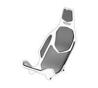 ACCESSORI GAMING Res-Tech X1 rivestimento sedile grigio