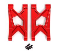 Accessori Giocattoli Rc Per Arrma Per Gorgon 4X2 2WD 1/10 Lega Alluminio Braccio Inferiore Posteriore Anteriore Superiore Per Swing Monster Truck RC Parti Aggiornamento Modello(Red,Rear)