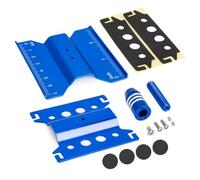 Accessori Giocattoli Rc Per Axial Per SCX24 Per FCX24 Per Traxxas Per TRX4M 1/16 1/18 1/24 Supporto Riparazione RC Alluminio Postazione Lavoro Modelli Per Scala Accessorio(Blue)