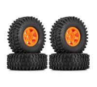 Accessori Giocattoli Rc Per Axial Per TRX6 KM5 Per Rock 1/8 4PCS 130mm 2. "Pneumatici Off Road Gomma Ruote Fuoristrada Bilancia Tutti RC Crawler Sostituire(Yellow)