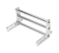 Accessori Giocattoli Rc Per LCG Per TRX4 Per SCX10 Per Dodge Gspeed Power Wagon 1/10 Carrozzeria Paraurti Anteriore In Lega Alluminio Bull Bar Telaio Cingolato RC(Silver)
