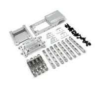 Accessori Giocattoli Rc Per Mangniu Per MN78 1/12 Metallo Fisso Bin Coda Pull Rod Ammortizzatore Il Montaggioel Sedile Set Modello Aggiornamento Accessorio(Silver)