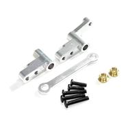 Accessori Giocattoli Rc Per Mjx Per Hyper Go 14301 14302 1/14 Auto Teleco Mandata Accessori Modificati Aggior Namento Gruppo Sterzo In Metallo Componenti Trasmissione(Silver)