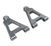 Accessori Giocattoli Rc Per MJX Per Hyper Go 14301 14302 1/14 RC Parti Aggiornamento Braccio Oscillante Anteriore Inferiore Metallo Bracci Sospensione Inclusa Testa Sfera 14220(Gray)