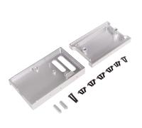 Accessori Giocattoli Rc Per MN Per MN98 Per MN99s 1/12 Auto Telecomandata Modifica Metallo Aggiorna Mento Il Fissaggio Della Scheda Circuito Modello Sponda Posteriore Del Sedile(Silver)