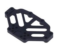 Accessori Giocattoli Rc Per Tamiya 1/10 CR 01 RC Car Pull Rod Mount CNC Base Metallo Sedile Lega Alluminio Accessorio Modello Assemblaggio(Black)