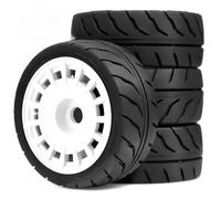 Accessori Giocattoli Rc Per Tamiya Per TT01 Per TT02 XV01 XV02 PTG-2 Per HSP Per HPI Per Kyosho 1/10 Pneumatici 68mm Pneumatico 12mm Hex RC On Road Auto Aggiornamento