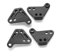 Accessori Giocattoli Rc Per Traxxas Per Maxx Per WideMaxx Per Small X 1/10 RC Crawler Car Parti Aggiornamento 4 Pezzi Supporto Ammortizzatore Anteriore Posteriore Rialzato Modello