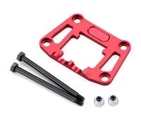 Accessori Giocattoli Rc Per Traxxas Per Mini Per Maxx 1/16 Supporto Paratia Posteriore Lega Alluminio Rafforzare Parti Aggiornamento Accessorio Modello Crawler Sostituisci(Red)