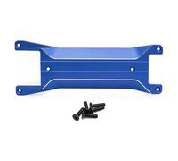 Accessori Giocattoli Rc Per Traxxas Per Mini Per Maxx Monster Truck RC Auto Parti Aggiornamento Accessori Piastra Copertura Del Telaio Inferiore Metallo Accessorio Modello(Blue)