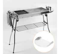 Accessori Grill Ripiano Laterale Barbecue Scaffale Di Stoccaggio