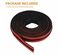 Accessori Guarnizione Finestra Striscia Nera Modanatura Posteriore Gomma Bordo P