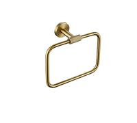 Accessori hardware per il bagno Set Kit in ottone zigrinato oro spazzolato Porta asciugamani Anello porta accappatoio Porta carta Porta asciugamani Scopino per WC, portasciugamani