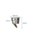 Accessori hardware Scarichi a pavimento in acciaio inossidabile Cattura capelli Sifone universale for vasca da bagno Scarico antiodore for doccia(42-45mm-304 steel)