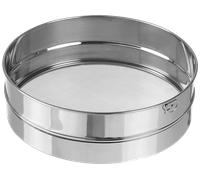 HENDI Setaccio per Zucchero a Velo, Rete Molto Fine, Colino da Cucina Lavabile in Lavastoviglie, ⌀250x(H)75mm, Acciaio Inox