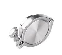 Accessori igienico-sanitari, Guarnizione in silicone for tappo terminale for saldatura sanitaria Tri Clamp for birra fatta in casa, confezione da 4, 19-168 mm(51Mm*Ferrule 64)