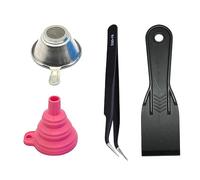 Accessori Imbuto in silicone Pinzette in metallo Strumento speciale Pala Ricambi e accessori per stampanti 3D