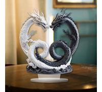 Accessori impermeabili per cartello da tavolo con motivo doppio drago in