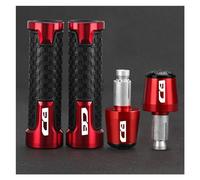 Accessori In Alluminio Per Motociclette, Manopole, Estremità Del Manubrio PER CB 125R CB150R CB 190R CB250R CB300R CB400 CB500X CB500R(Red Red)