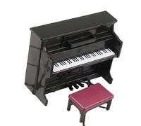 Accessori In Miniatura Mini Pianoforte A Coda In Legno Con Sgabello Modello Di Strumento Musicale Decorazione Per La Casa