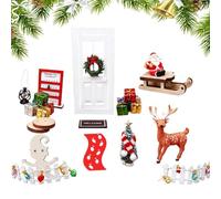 Accessori in miniatura per Casa Set di imitazione per Diorama | Piccola decorazione per la casa, decorazione per biblioteca, soggiorno, casa, appartamento, dormitorio e ufficio