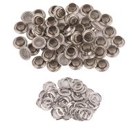 Accessori IN Pelle Ottone Rete Occhielli con Rondelle Inossidabili 4.5mm 6mm