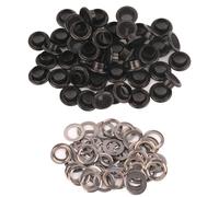 Accessori IN Pelle Ottone Rete Occhielli con Rondelle Inossidabili 4.5mm 6mm