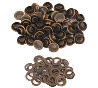 Accessori IN Pelle Ottone Rete Occhielli con Rondelle Inossidabili 4.5mm 6mm