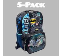 Accessori Innovativi Batman Zaino E Borsa Pranzo Blu (Nuovo)