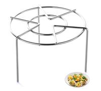 Accessori InstantPot Griglia di cottura a vapore in acciaio inox rotondo multistrato cestello di cottura a vapore compatibile con 6 8QT multistrato cottura a vapore simultanea in una pentola