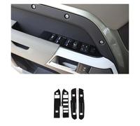 Accessori Interni ABS Nero Auto Centro Controllo Cruscotto Decorazione Adesivo Accessori Modifica Dell'automobile Per Land Per Rover Per Defender 90 110 2020-2024 Auto interno Cornice(Style 8)