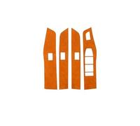 Accessori Interni Adesivo Copertura Telaio Pannello RivestimentoSollevatore Dell'interruttore Finestrino Dell'auto Per BMW Per X3 G45 G48 2025(RHD Orange)