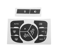 accessori interni auto Compatibile Con Citroen Per C4 2014 2015 2016 2017 2018 Kit Riparazione Pulsanti Controllo A/C Usurati Adesivi Decalcomanie