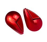 Accessori Interni Auto Per Dodge Per Challenger 2015-2020 2pc Rosso O Colore Fibra Carbonio Regolazione Del Sedile Maniglia Copertura Trim Decorazione(Red)