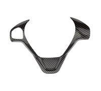 Accessori Interni Auto Per Ford Per Fiesta Per MK7 2009-2017 Per Ecosport 2012-2017 ABS Volante Per Auto Pannello Decorativo Copertura Trim Adesivi(1hole carbon black)