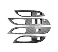 Accessori Interni Auto Per Mitsubishi Per Strada Per Triton L200 2019-2022 4 Pezzi ABS Pannello Copertura Pulsante Dell'interruttore Del Finestrino(Right hand drive)
