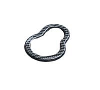 Accessori Interni Decorazione Pulsante Luce Avvertimento Per Benz 453 Per Smart Per Four Per Two ABS Plastica Accessori Interni Car Styling(Carbon style)