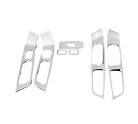 Accessori Interni Pannello Di Controllo Bracciolo Della Portiera In Acciaio Inossidabile Copertura Decorativa Per Volvo Per XC60 Per S60 Per V60 Per Auto Adesivo(7pieces)