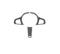 Accessori interni Per BMW Per G30 Per G20 Per F40 Per G21 Per G28 Per G11 Per G12 Per Z4 Per G32 Adesivi Per Cornici Pulsanti Del Volante modanature interne(Carbon Fiber Leather)