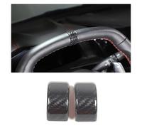 Accessori Interni Per Chevrolet Per Corvette C8 Stingray Z51 Z06 2020-2023 Accessori Auto Reale Volante In Fibra Carbonio Indicazioni Anello Copertura Auto interno Cornice(Black Carbon Fiber)