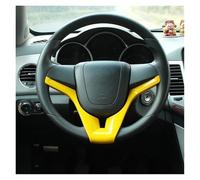Accessori Interni Per Chevrolet Per Cruze Berlina Hatchback 2009 2010 2011 2012 2014 Accessori Cromati Coprivolante Adesivo Per Auto(Yellow)