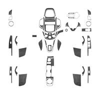 Accessori Interni Per Chevrolet Per Sonic 2012-2016 Accessori Interni Auto Adesivo Set Pannelli Volante Con Uscita Aria In Fibra Carbonio Reale Auto interno Cornice(A Full Set RHD)