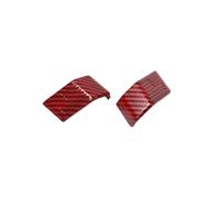 Accessori Interni Per Ford Per F150 2021-2023 Accessori Interni Auto Kit Adesivi ABS Anteriore Console Centrale Lato AC Vent Presa Decorazione Copertura Trim Auto interno Cornice(RED ABS)