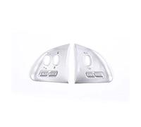 Accessori interni Per Jaguar Per XF 2012-2015 Car Acciaio Inossidabile Argento Adesivo Per Pulsante Volante Per Auto Accessori Per Interni Auto Accessori Auto(Argento)