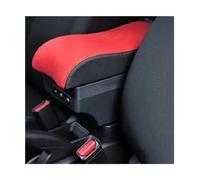 Accessori Interni Per Scatola Portaoggetti Per Console Centrale Bracciolo Auto PER VW PER TOURAN PER CADDY 2004-2019 BLNETU(C,Black red lid)