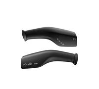 Accessori Interni Per Tesla Model 3 Y ABS Pomello del cambio della colonna dell'auto Copertura decorativa Volante di protezione volante 1 paio Car Trim Strip(Nero)