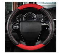 Accessori Interni Per Volante Auto Coprivolante Per Auto 38CM 15 "Accessori Auto In Pelle Per Accord Per City Per Civic Per Fit Per Brio(Rosso)